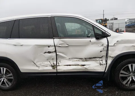 2018 Honda Pilot Ex-L from USA, damaged, VIN 5FNYF6H51JB058092